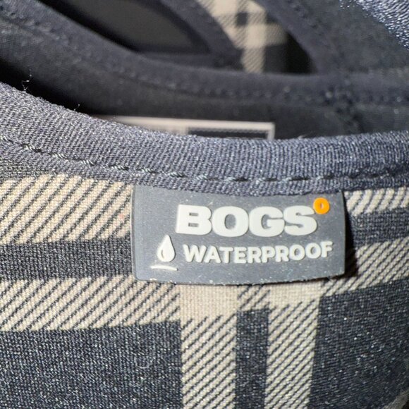 Bogs Waterproof Plimsoll Plaid Neo-Tech Tall Handle Insulated Rain Boots 8 - Picture 2 of 8